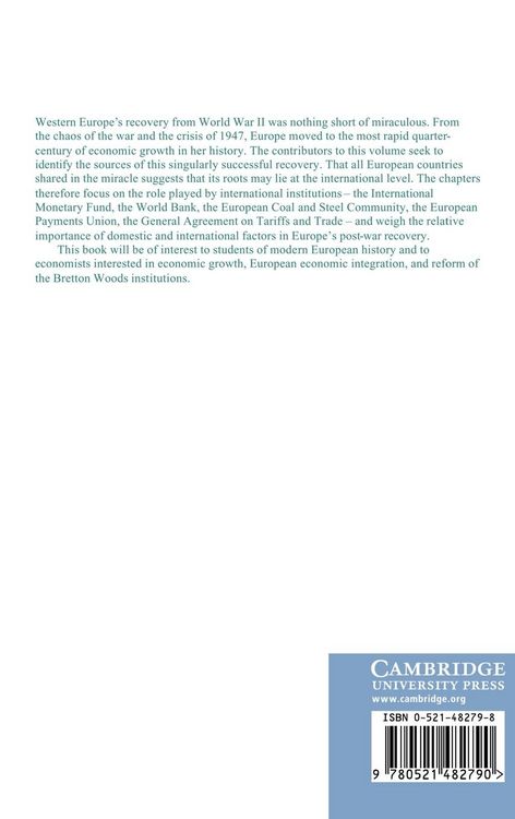 Produktbild: Europe's Postwar Recovery