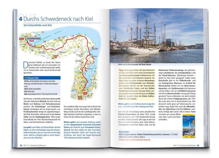 Produktbild: BVA Die 111 sch&ouml;nsten Radtouren in Deutschland