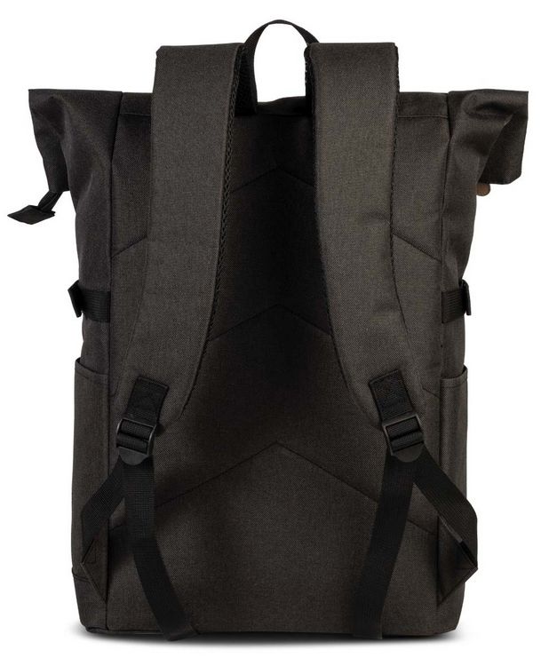 Produktbild: BESTWAY&reg; Rucksack Campus Sytle, Rolltop, schwarz/schwarz, variabel von 19 bis 25 Litern
