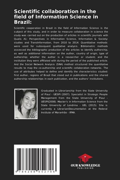 Produktbild: Scientific collaboration in the field of Information Science in Brazil: