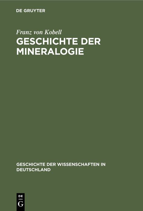 Produktbild: Geschichte der Mineralogie