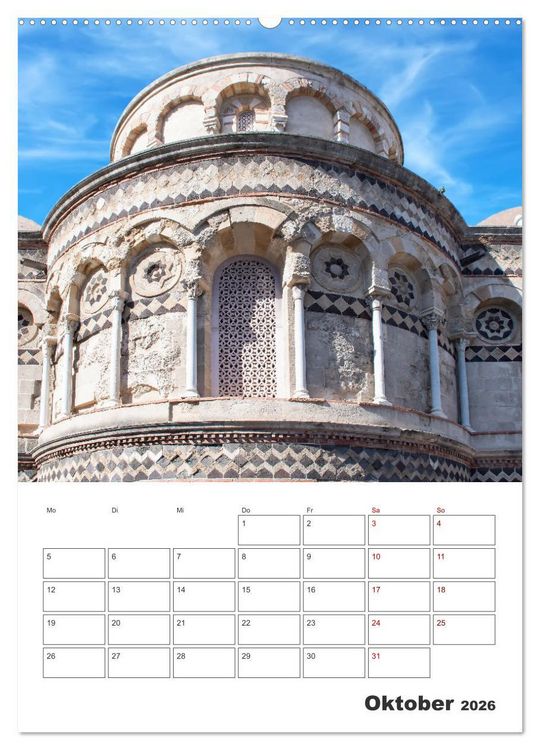 Produktbild: Messina - Reiseplaner (Wandkalender 2026 DIN A2 hoch), CALVENDO Monatskalender