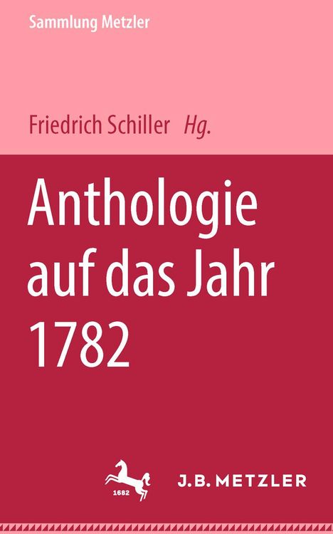 Produktbild: Anthologie Auf Das Jahr 1782