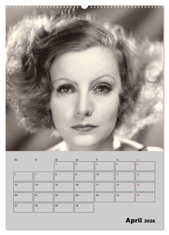 Produktbild: Diven der Stummfilm-&Auml;ra (hochwertiger Premium Wandkalender 2026 DIN A2 hoch), Kunstdruck in Hochglanz