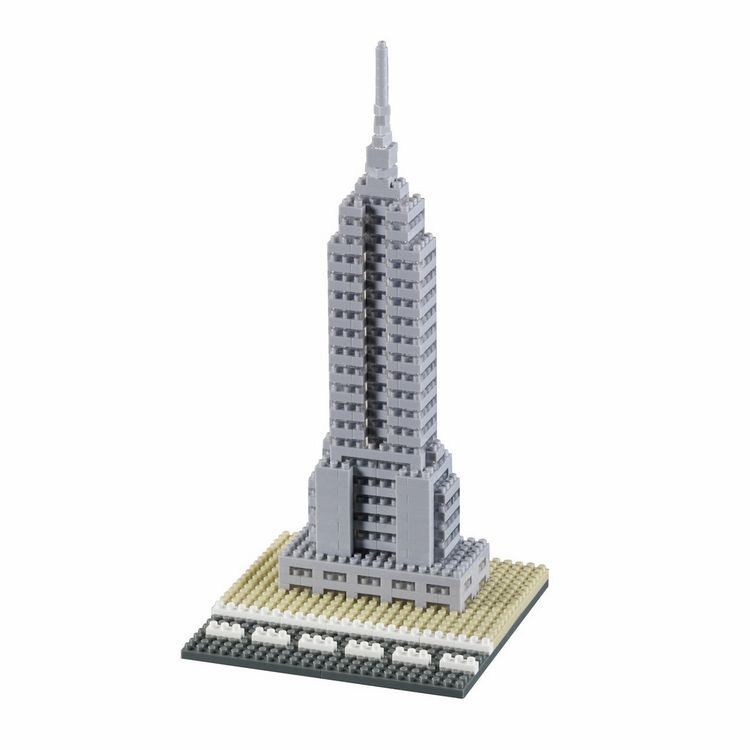 Produktbild: BRIXIES 200051 - Empire State Building, 3D Konstruktionsbausatz aus Ministeinen, 353 Teile
