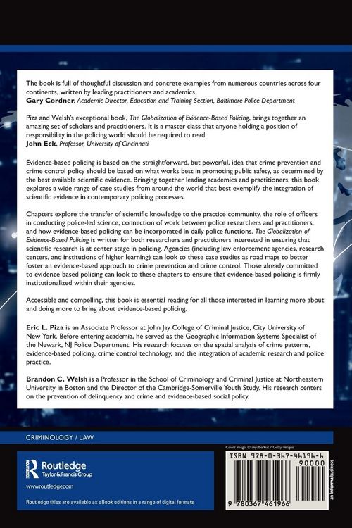 Produktbild: The Globalization of Evidence-Based Policing