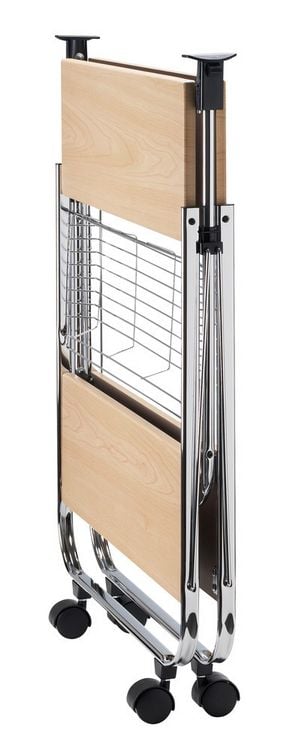 Produktbild: Servierwagen Mod. Dinett Deluxe Ahorn, zusammenklappbar