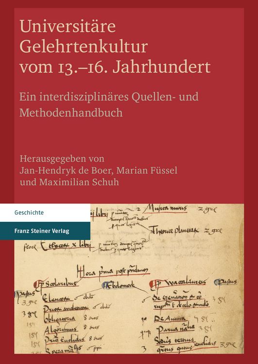 Produktbild: Universit&auml;re Gelehrtenkultur vom 13.-16. Jahrhundert