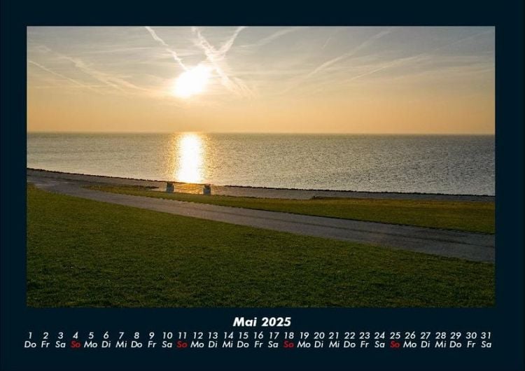 Produktbild: Sonnenunterg&auml;nge 2025 Fotokalender DIN A4