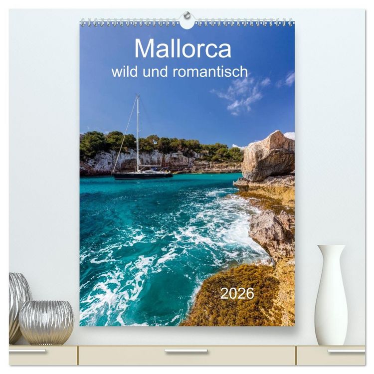 Produktbild: Mallorca - wild und romantisch (hochwertiger Premium Wandkalender 2026 DIN A2 hoch), Kunstdruck in Hochglanz
