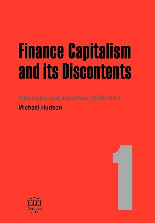 Produktbild: Finance Capitalism and Its Discontents