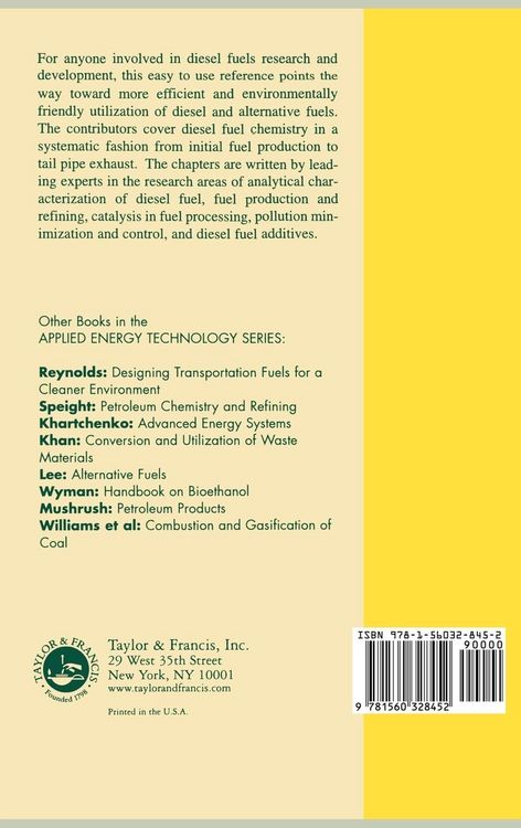 Produktbild: Chemistry of Diesel Fuels