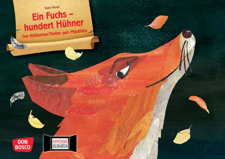 Produktbild: Ein Fuchs - hundert Hühner. Der Bildkarten-Thriller zum Mitzählen. Kamishibai Bildkartenset
