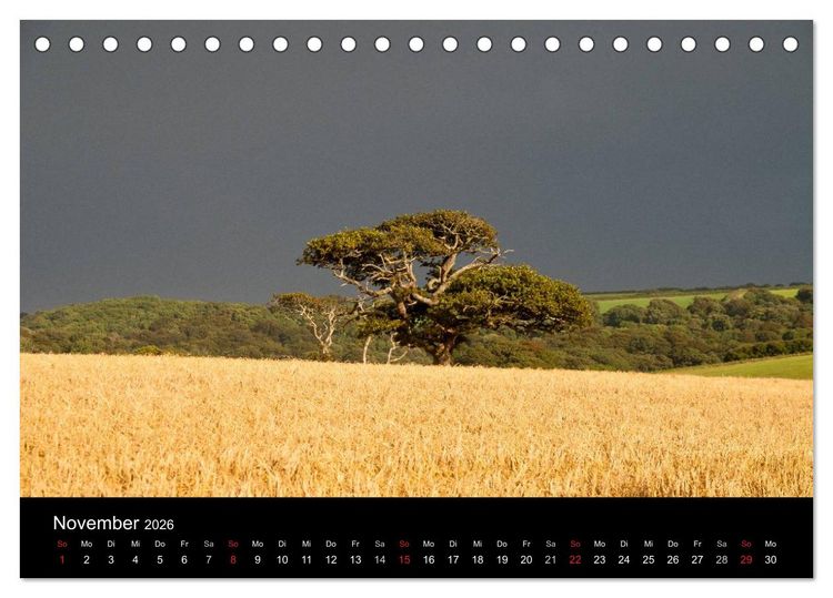 Produktbild: Magisches Cornwall (Tischkalender 2026 DIN A5 quer), CALVENDO Monatskalender