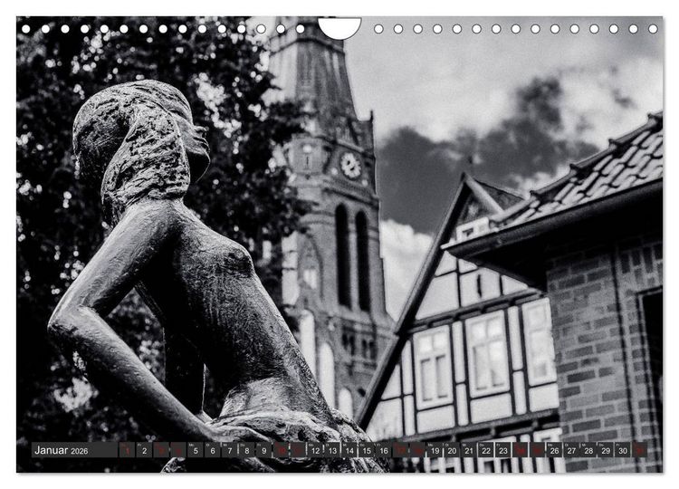 Produktbild: Ein Blick auf Nienburg an der Weser (Wandkalender 2026 DIN A4 quer), CALVENDO Monatskalender