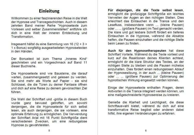 Produktbild: Hypnosetexte zum Vorlesen und selber Zusammenstellen 10