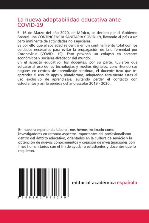 Produktbild: La nueva adaptabilidad educativa ante COVID-19