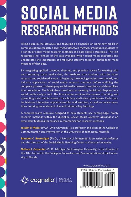 Produktbild: Social Media Research Methods