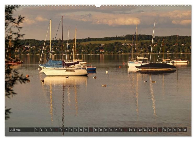 Produktbild: Seest&auml;rke - Der Ammersee (hochwertiger Premium Wandkalender 2026 DIN A2 quer), Kunstdruck in Hochglanz