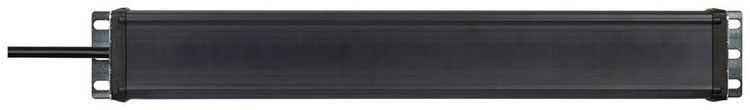 Produktbild: Brennenstuhl 1156057018 Steckdosenleiste 19 Zoll 8fach Schwarz, Lichtgrau Schutzkontakt 1St.