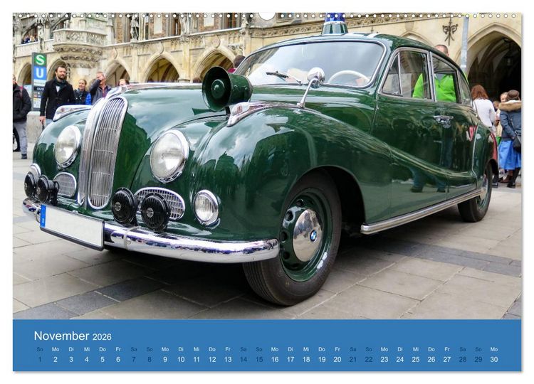 Produktbild: BMW Classics (Wandkalender 2026 DIN A2 quer), CALVENDO Monatskalender