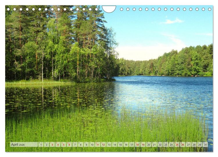 Produktbild: Helsinki und Umgebung - Eine Reise in den S&uuml;den Finnlands (Wandkalender 2026 DIN A4 quer), CALVENDO Monatskalender