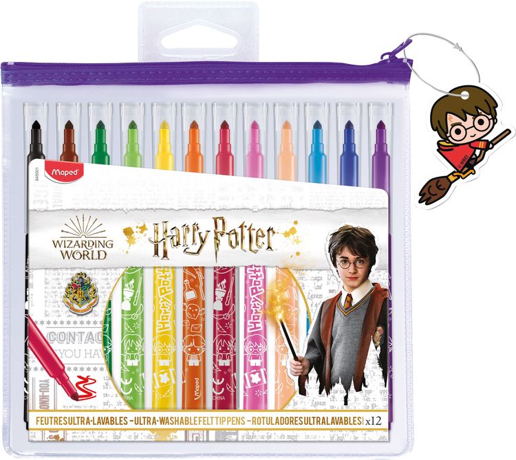 Produktbild: Maped Fasermaler Harry Potter 12 St&uuml;ck