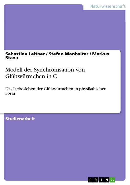 Produktbild: Modell der Synchronisation von Gl&uuml;hw&uuml;rmchen in C