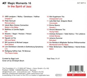 Produktbild: Various: Magic Moments 16-In The Spirit Of Jazz (Digipak)