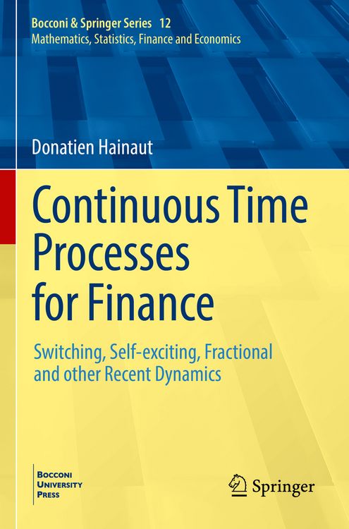 Produktbild: Continuous Time Processes for Finance