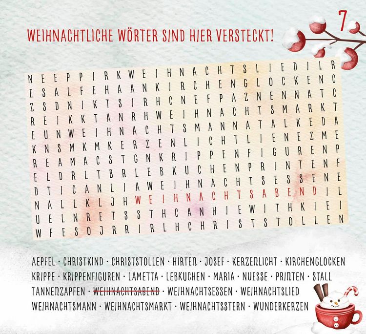 Produktbild: 24 x ultimativer R&auml;tselspa&szlig; f&uuml;r den Advent