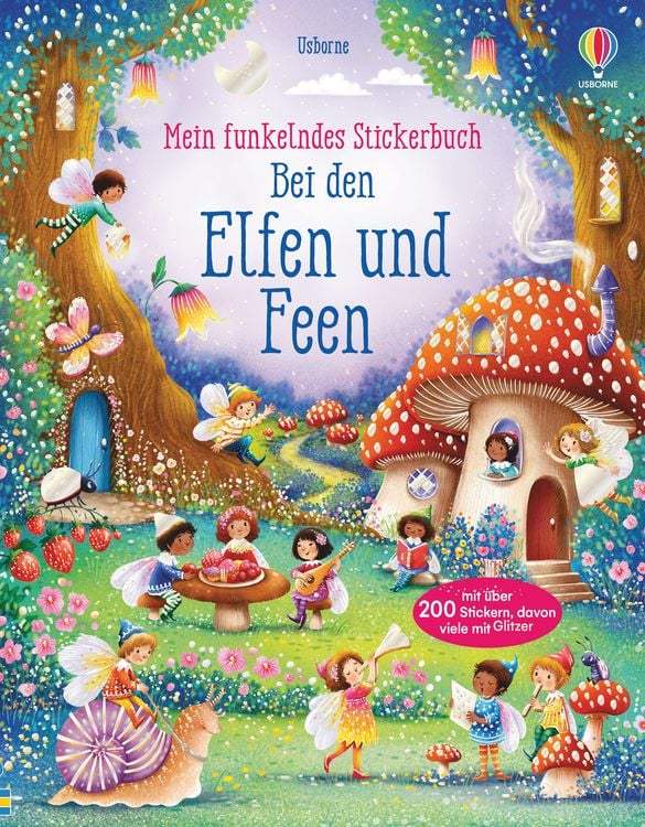 Produktbild: Mein funkelndes Stickerbuch: Bei den Elfen und Feen