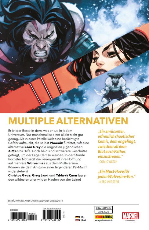 Produktbild: Waffe X-Men: Wolverines, sammeln!
