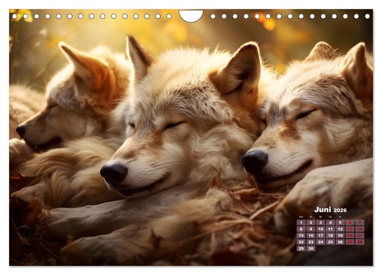 Produktbild: Wenn sie schlafen... (Wandkalender 2026 DIN A4 quer), CALVENDO Monatskalender
