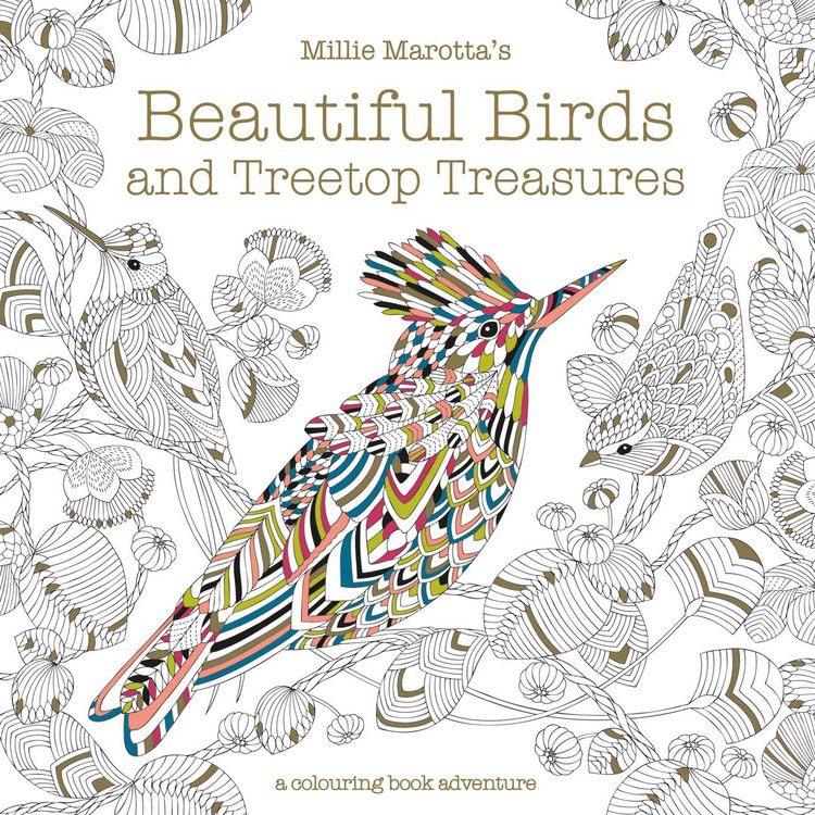 Produktbild: Millie Marotta's Beautiful Birds and Treetop Treasures