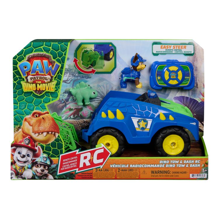 Produktbild: PAW Patrol: Der Dino Film, Chase' ferngesteuertes Dino Rettungs-Fahrzeug, RC Cruiser