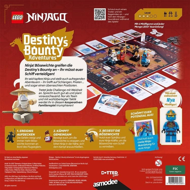 Produktbild: Asmodee - LEGO Ninjago Destinys Bounty Adventures
