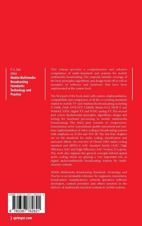 Produktbild: Mobile Multimedia Broadcasting Standards