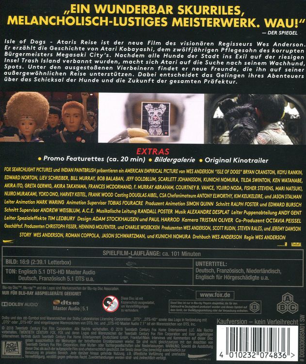 Produktbild: Isle of Dogs - Ataris Reise