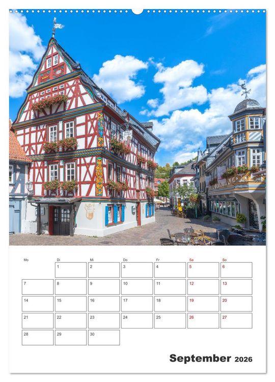 Produktbild: Idstein - Fachwerktraum im Herzen des Taunus (Wandkalender 2026 DIN A2 hoch), CALVENDO Monatskalender