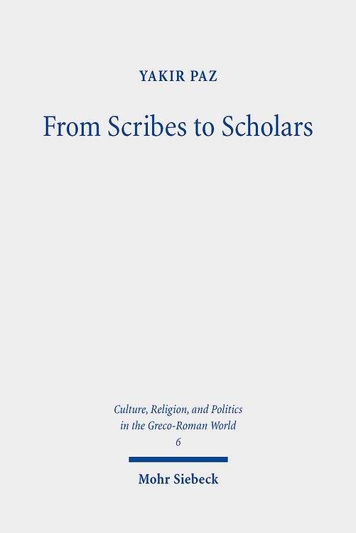 Produktbild: From Scribes to Scholars
