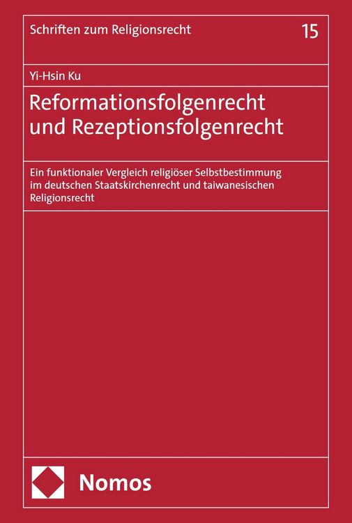 Produktbild: Reformationsfolgenrecht und Rezeptionsfolgenrecht