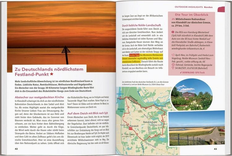 Produktbild: MARCO POLO OUTDOOR GUIDE Reisef&uuml;hrer Nordseek&uuml;ste Schleswig-Holstein