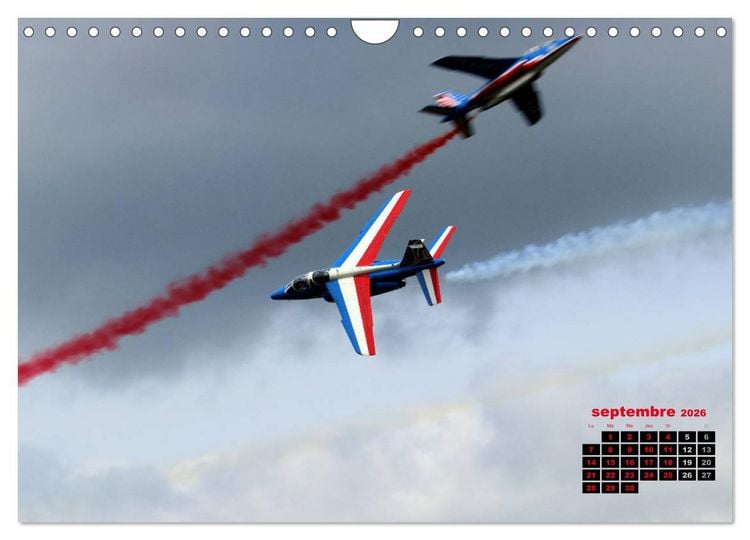 Produktbild: Les ailes fran&ccedil;aises (Calendrier mural 2026 DIN A4 vertical), CALVENDO calendrier mensuel
