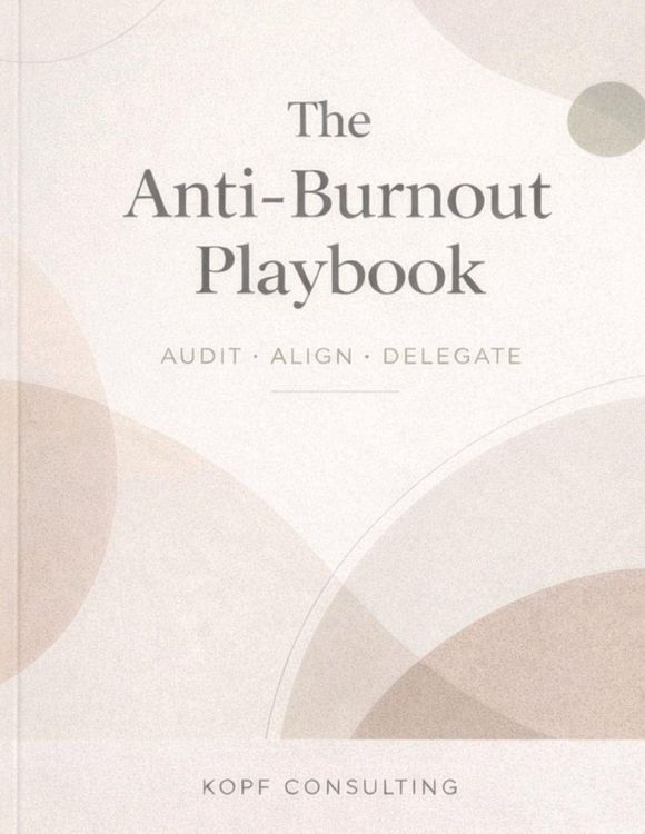 Produktbild: The Anti-Burnout Playbook