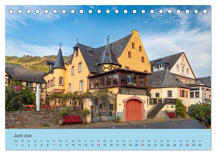 Produktbild: Moselansichten (Tischkalender 2026 DIN A5 quer), CALVENDO Monatskalender