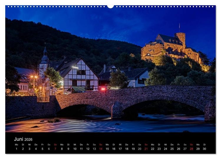 Produktbild: N&auml;chtliche St&auml;dte (hochwertiger Premium Wandkalender 2026 DIN A2 quer), Kunstdruck in Hochglanz