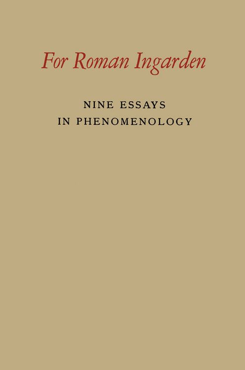 Produktbild: For Roman Ingarden