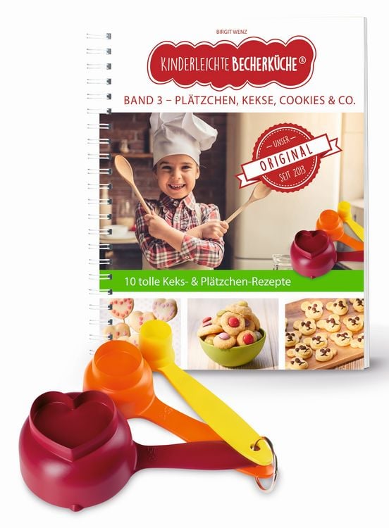 Produktbild: Kinderleichte Becherküche - Plätzchen, Kekse, Cookies & Co. (Band 3)