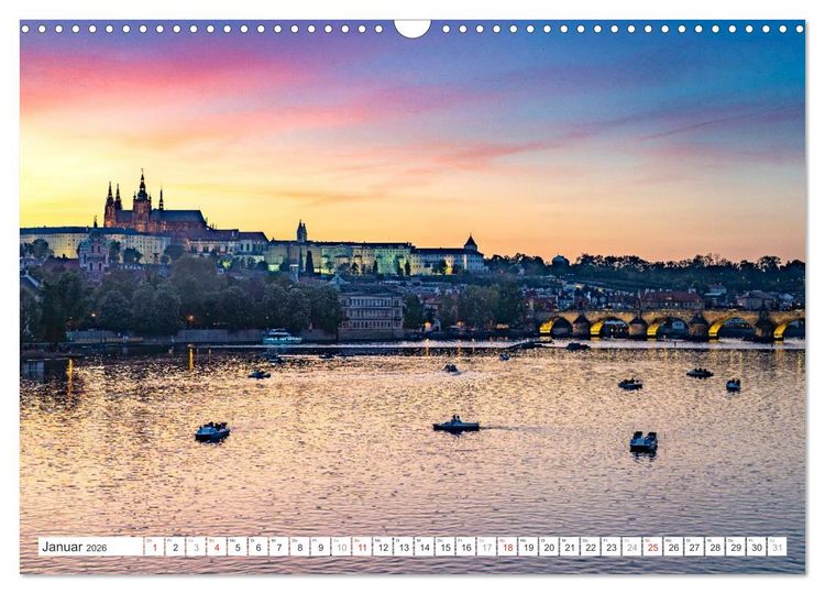 Produktbild: Tschechische Republik - Prag (Wandkalender 2026 DIN A3 quer), CALVENDO Monatskalender